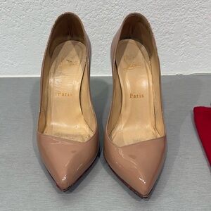 Christian Louboutin Corneille Beige Pumps - Size 36